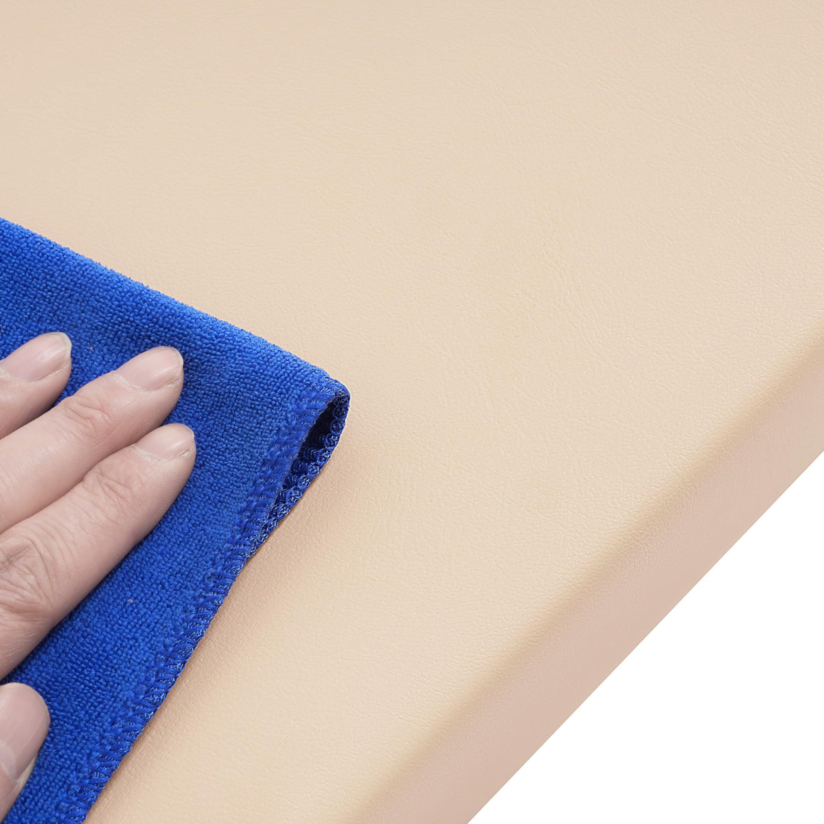 ALMULOO beige upholstery style complements cart interior aesthetics.