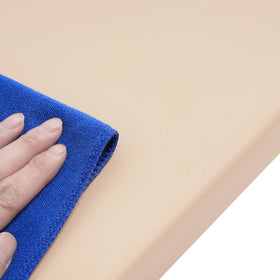 ALMULOO beige upholstery style complements cart interior aesthetics.