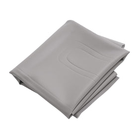 ALMULOO seat backrest cover for Club Car 1996-up with gray finish protects upholstery and refreshes appearance