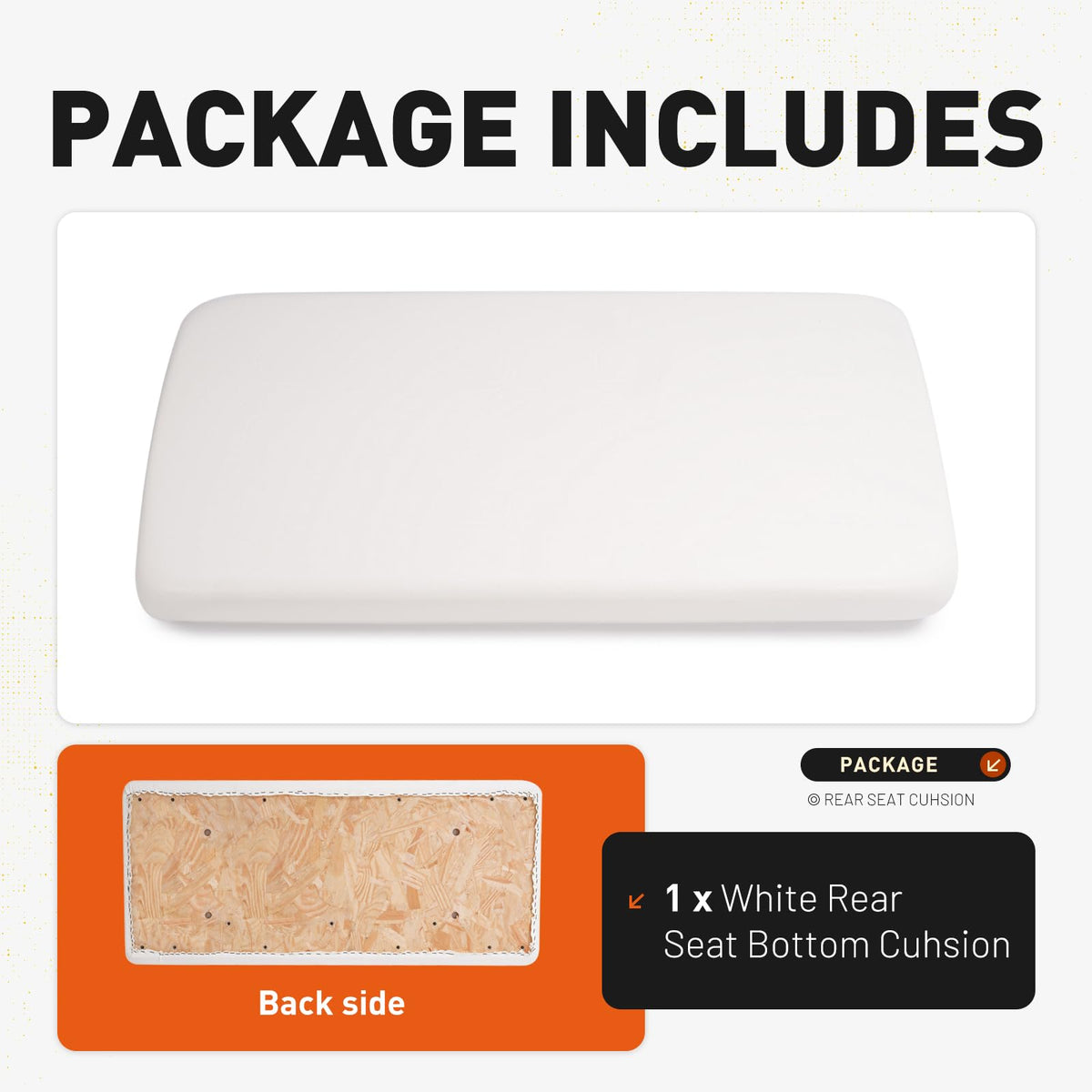 ALMULOO seat bottom-durability highlights sturdy multi-material construction.