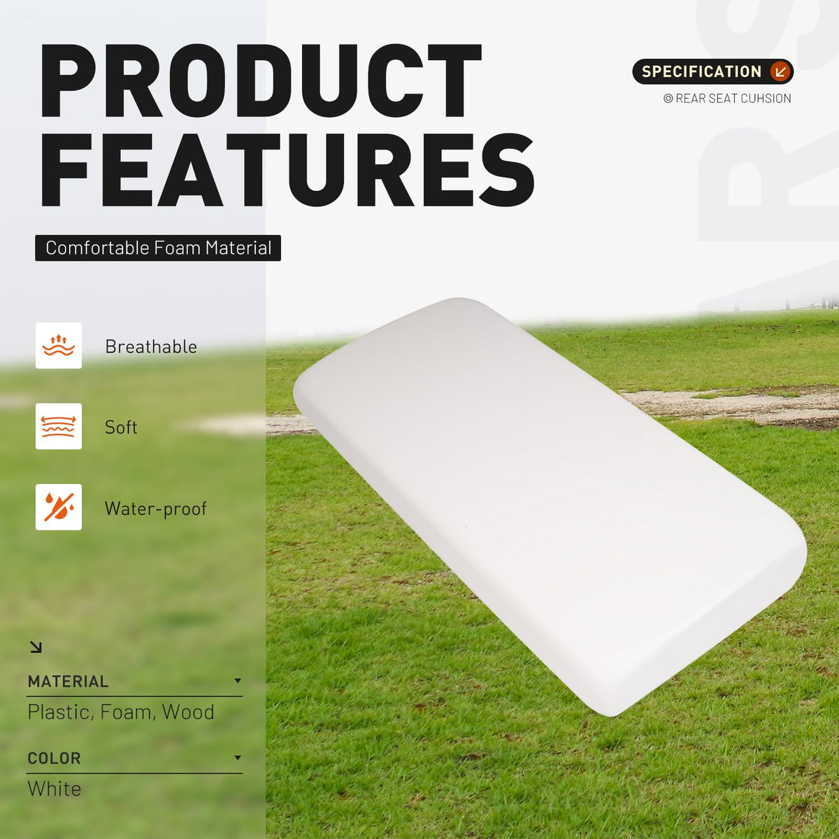 ALMULOO seat bottom-wood-core provides sturdy support for daily use.