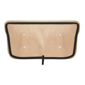 ALMULOO tan seat bottom with durable construction.