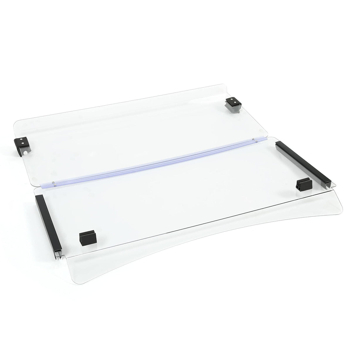 ALMULOO windscreen compatible with EZGO S4/L4 models for easy mounting.