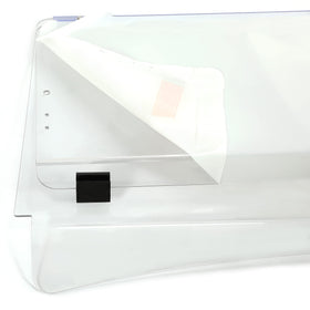 ALMULOO windshield rain-protection in light drizzle for clearer eyes.