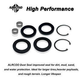 ALRCOO dust seals and washers pack protects bearings from debris.