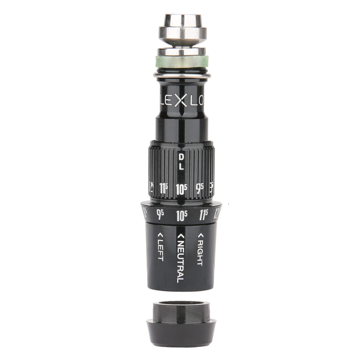 Aluminum golf shaft sleeve adapter showing durable construction.