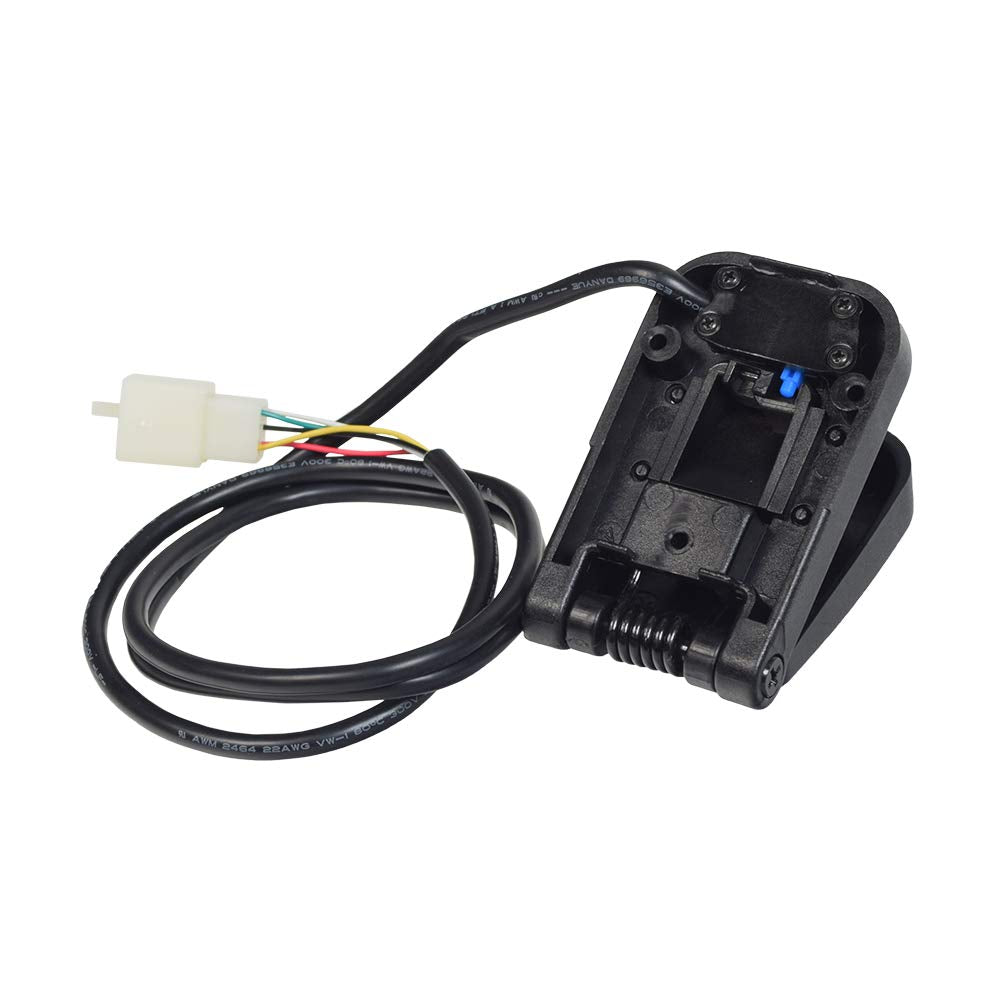 AlveyTech foot pedal throttle on-motor control with adjustable power delivery.
