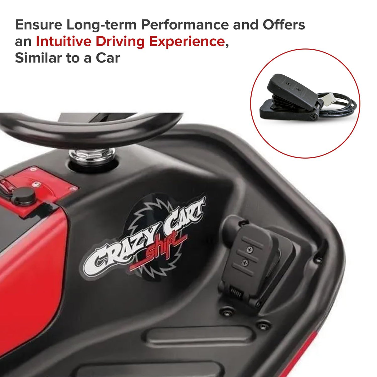 AlveyTech foot pedal throttle close-up pedal with robust build and smooth action.