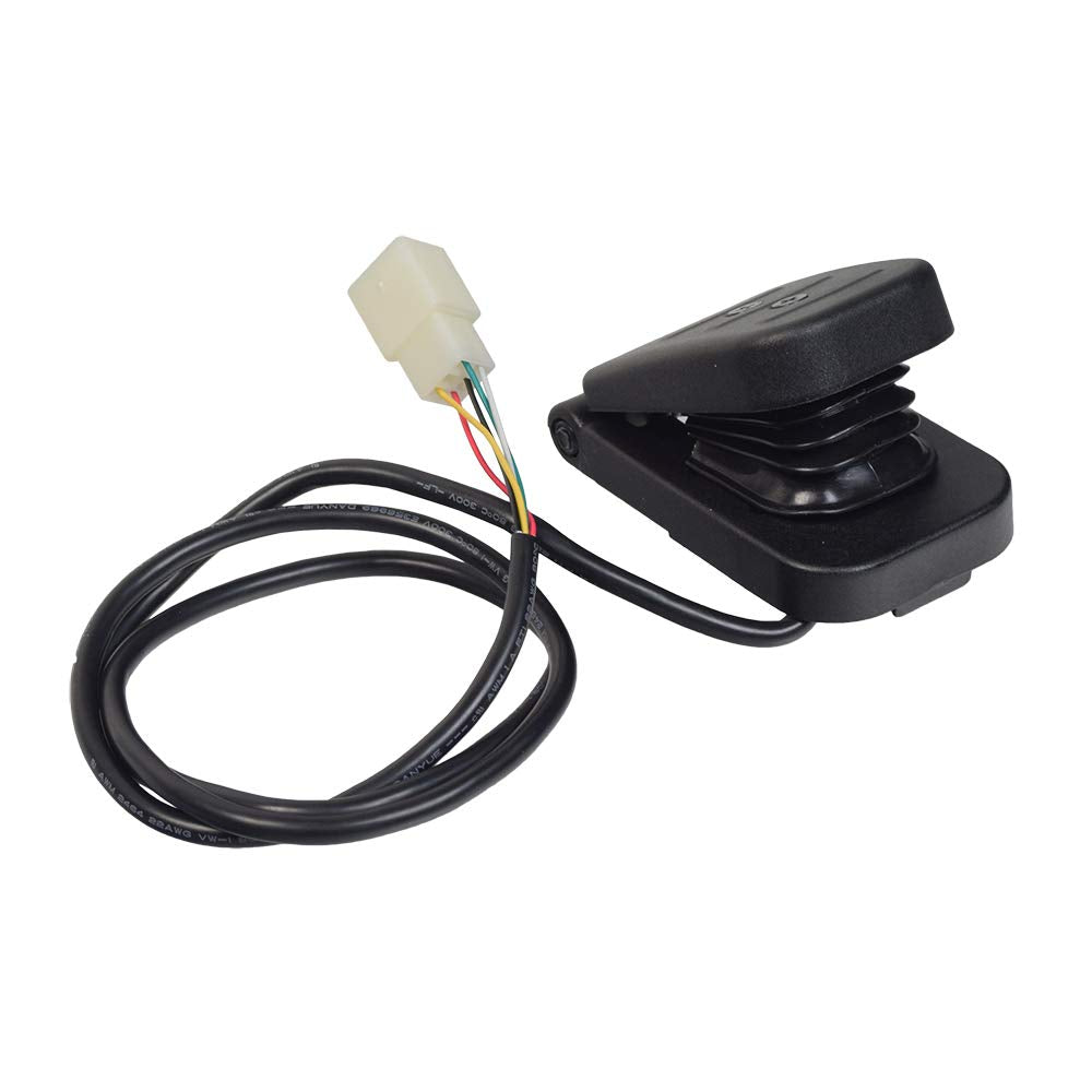 AlveyTech Razor Crazy Cart XL foot pedal throttle, front view showcasing precise power control.