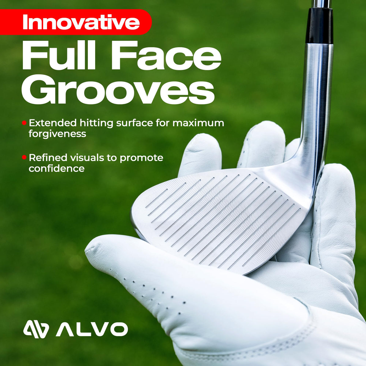 Alvo Golf Lob Wedge Chrome 70 Degree for high, soft landings.