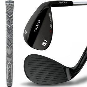 Alvo Golf Stealth Black 52° wedge delivers precise approach control.