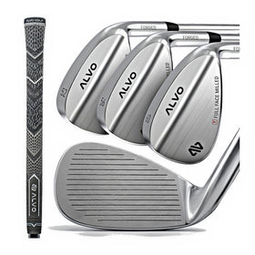 Alvo Golf 52-degree gap wedge full-face grooves for precise approach shots with spin