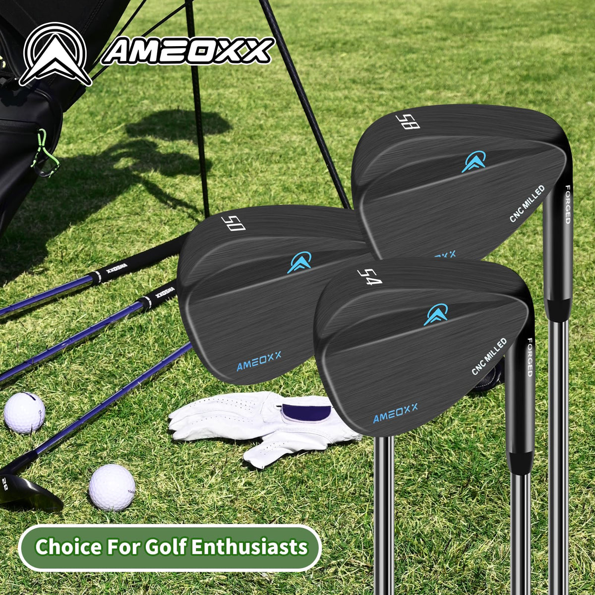 AM20XX wedge with precision head weights for accurate distance control