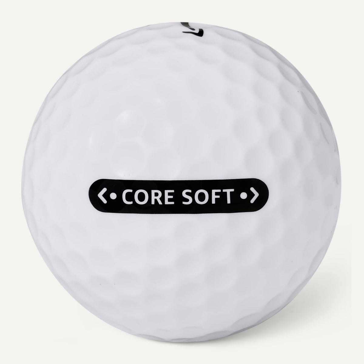 Amazon Basics Core Soft Golf Balls with advanced core and cover for control.