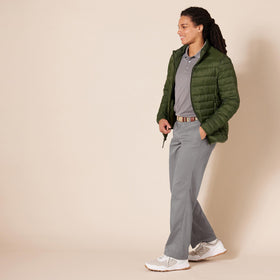 Amazon Essentials golf pants moisture-wicking fabric enabling on-course comfort.