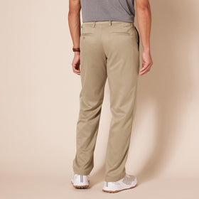 Amazon Essentials golf pant back view highlighting clean drape and relaxed fit