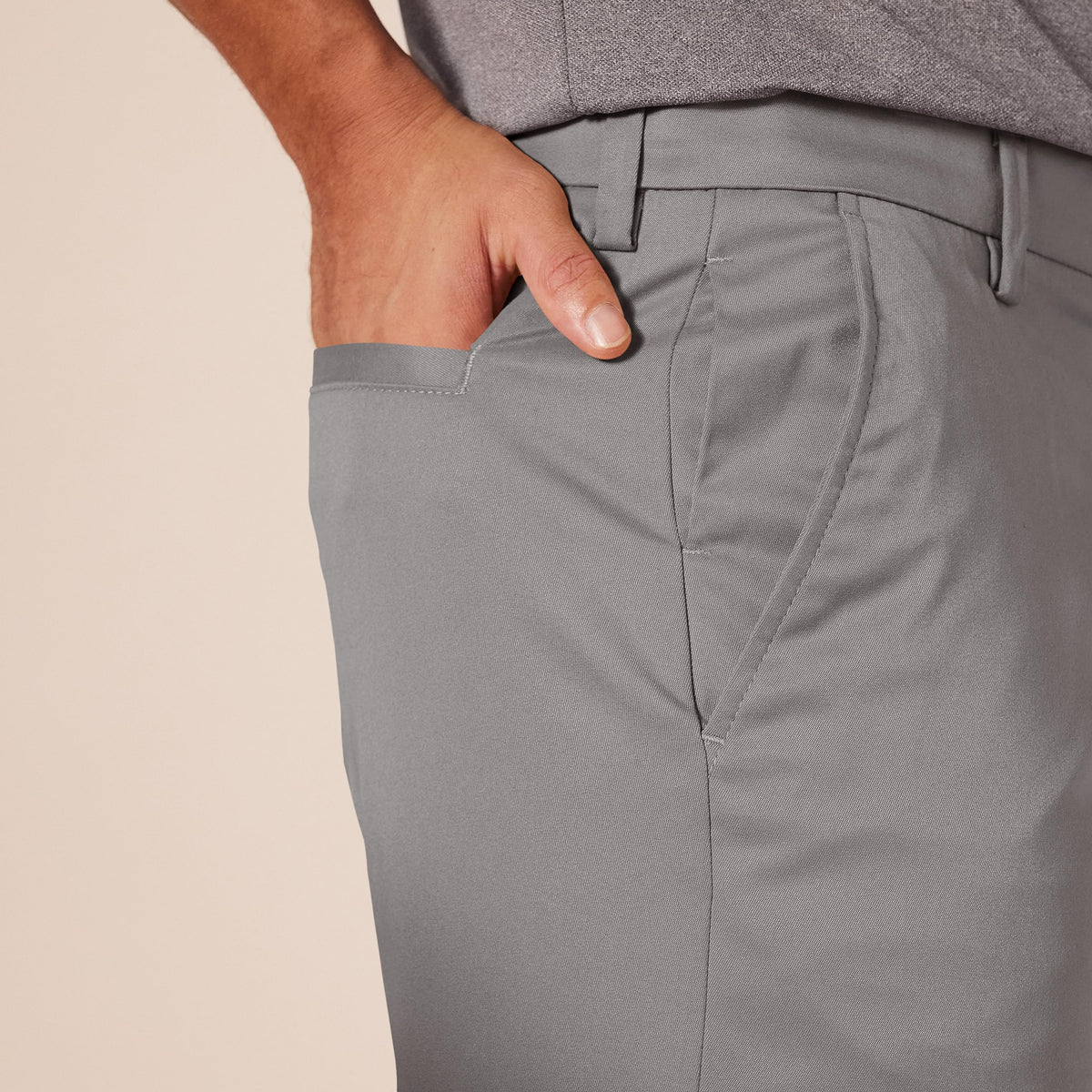Amazon Essentials men's golf pant seam pockets showing versatile layout