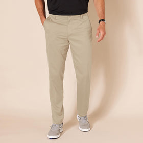 Back view of Amazon Essentials slim-fit stretch golf pant with clean lines.