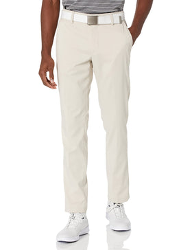 Amazon Essentials slim-fit stretch golf pant front view for flexible on-course movement