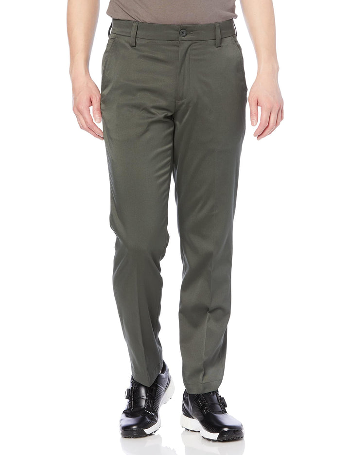 Amazon Essentials men's straight-fit stretch golf pant in olive, comfortable all-day wear