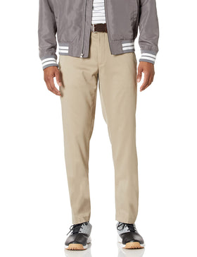 Amazon Essentials slim-fit stretch golf pant on course for comfortable mobility