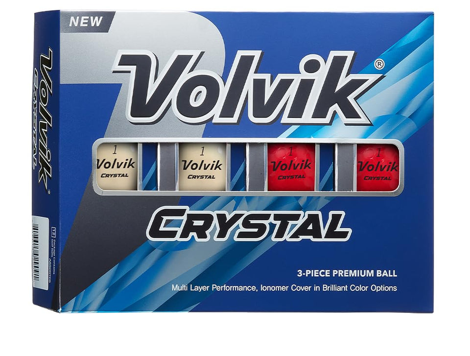 AMBA7 Volvik Crystal 12-pack in mixed colors for versatile play.