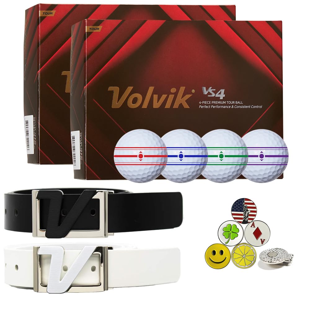 AMBA7 Volvik Tour VS4 balls closeup for confident distance and spin control.