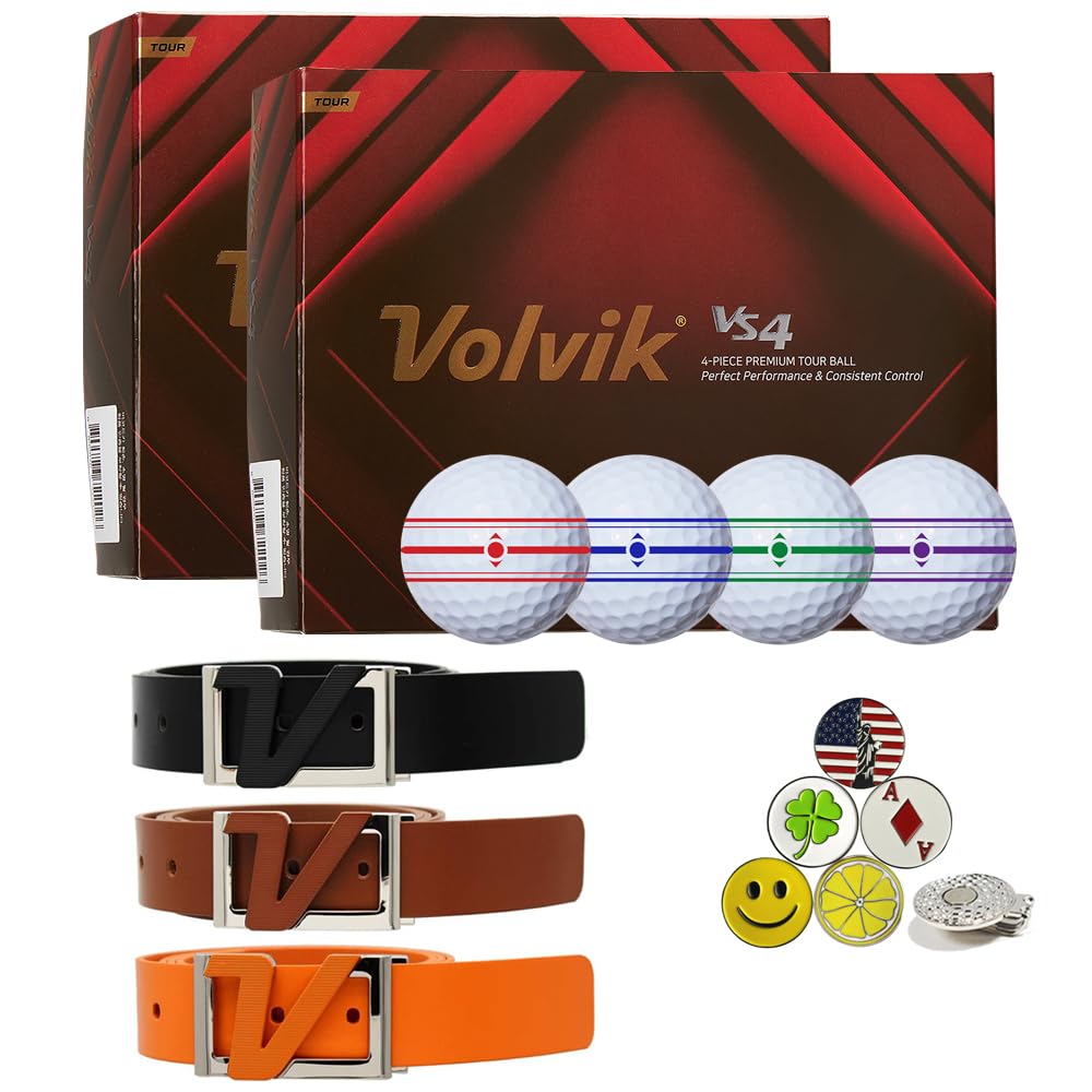 AMBA7 Volvik Tour VS4 balls pack on display, ready for long, straight drives.