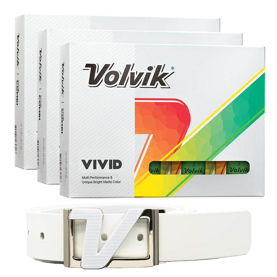 AMBA7 VIVID matte golf balls in bright green improve on-course visibility.