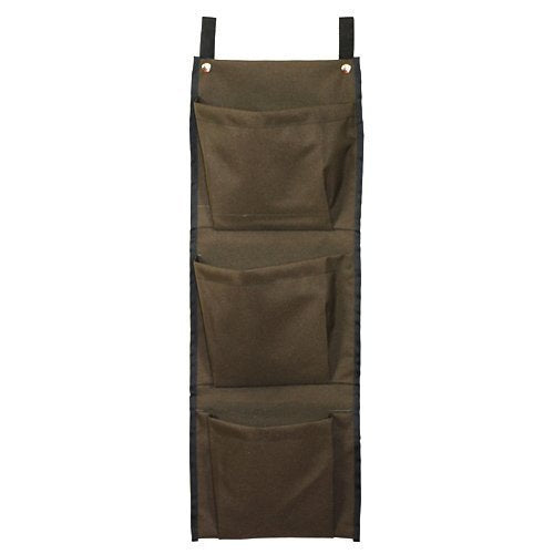 American Supply cart caddy bag in brown with three pockets for organized shopping
