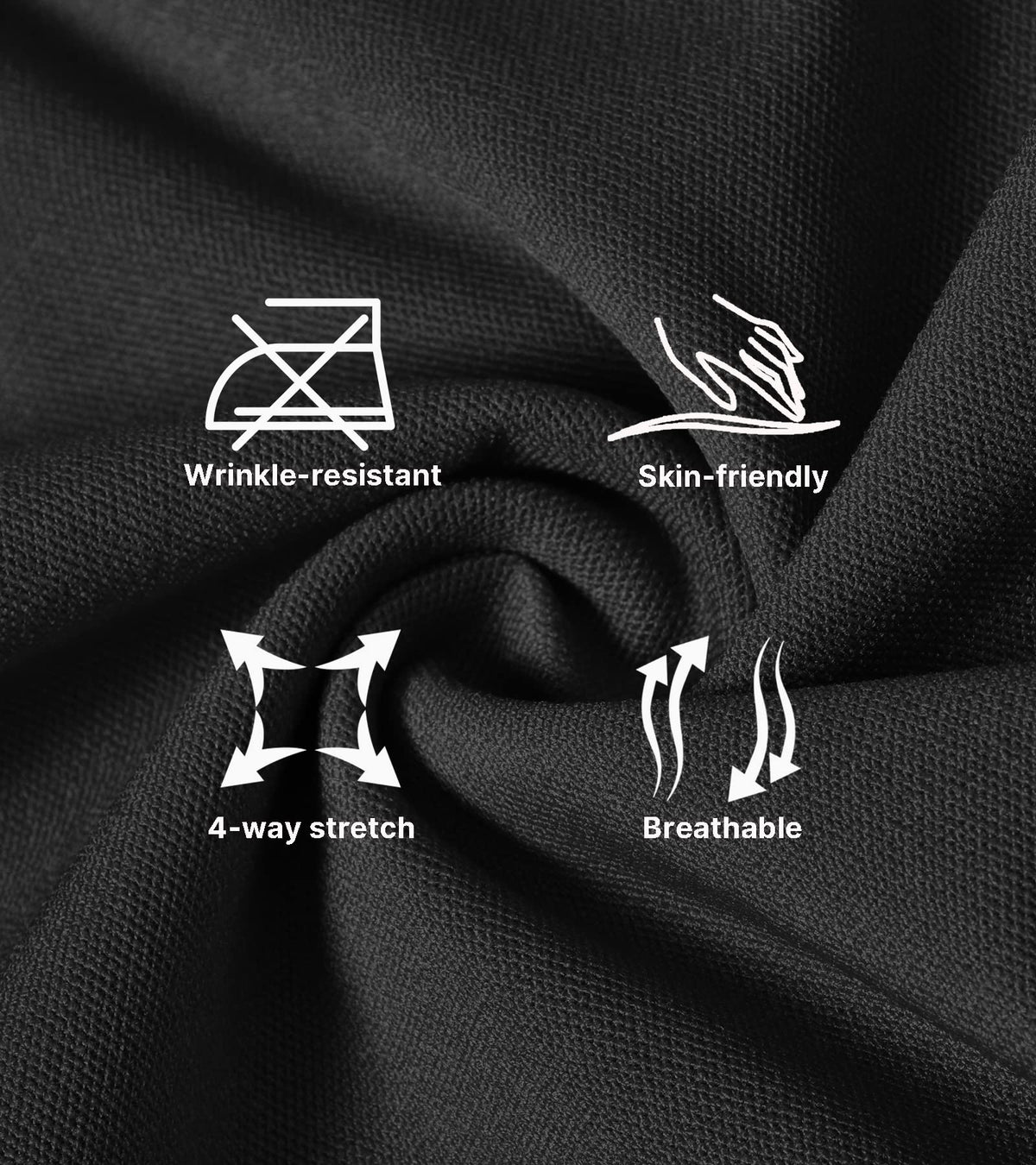 Amoy dress pants four pockets detail highlights practical organization.