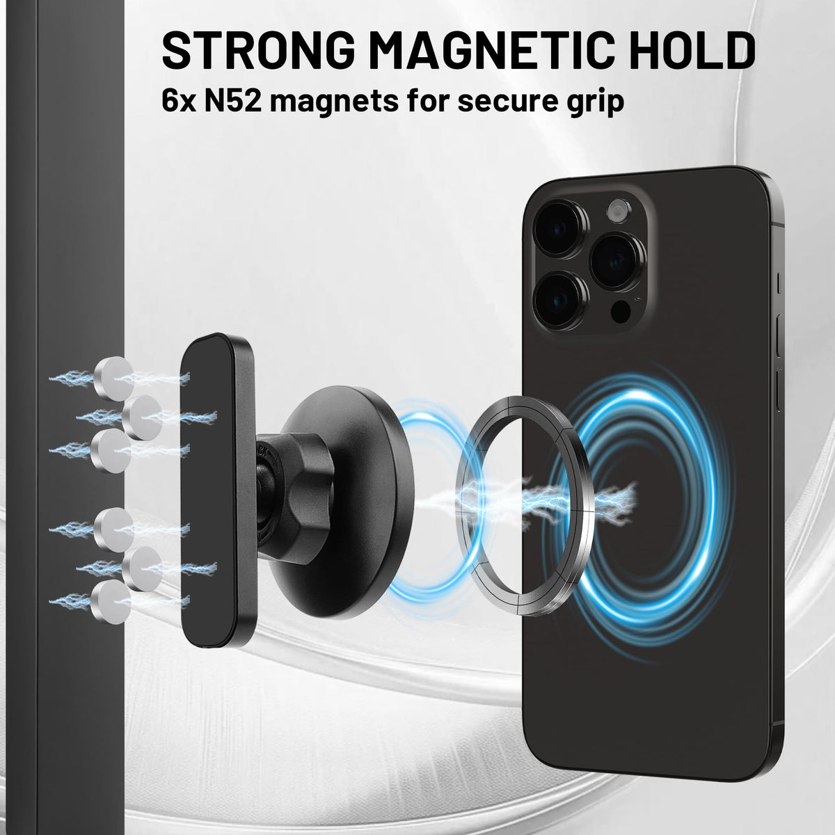 Amviner anti-slip padding protects your device from scratches.