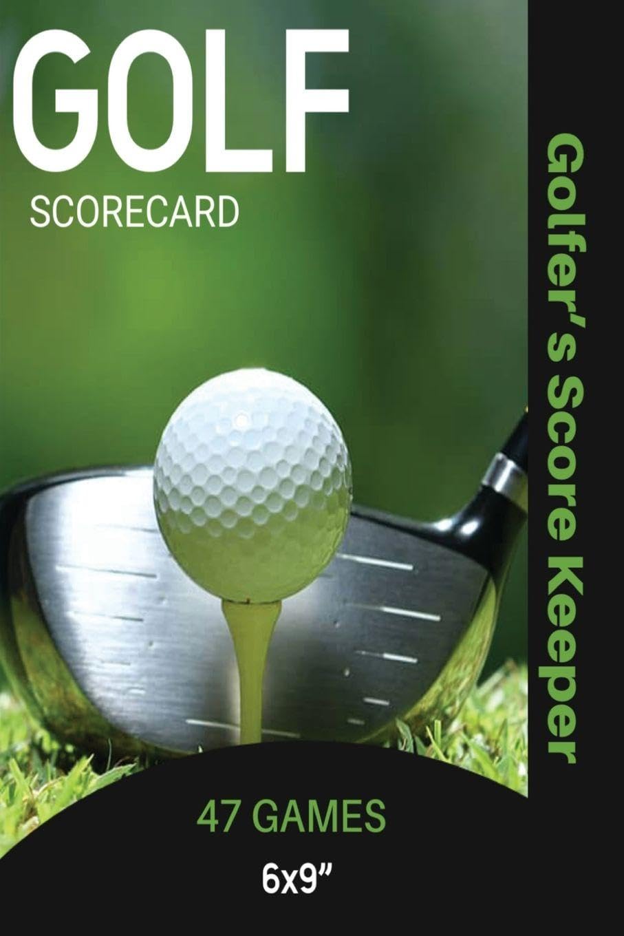 Amy Newton Golf Scorecard Journal cover with durable matte finish for on-course use.