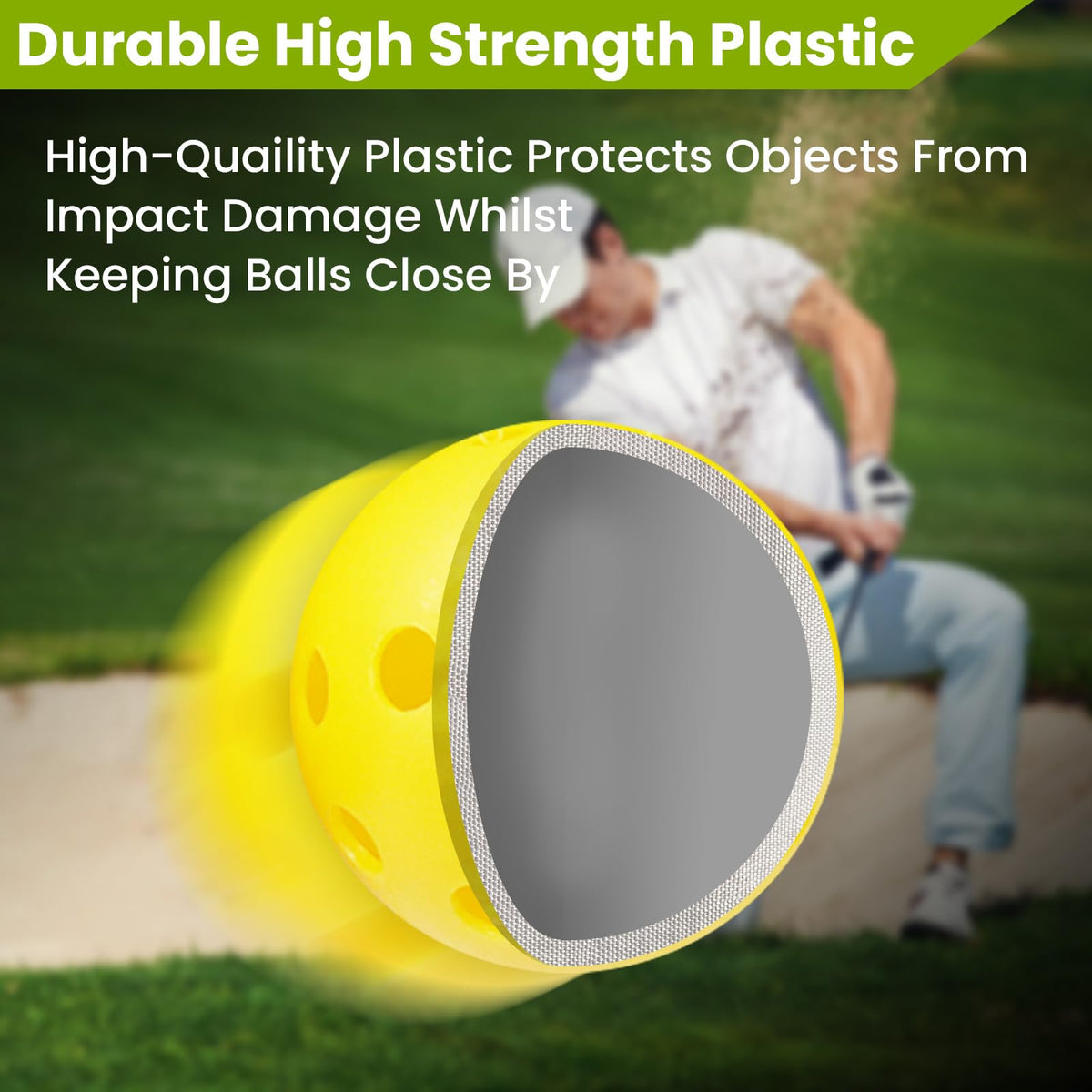 Limited-flight training ball from Amy Sport for safe backyard practice