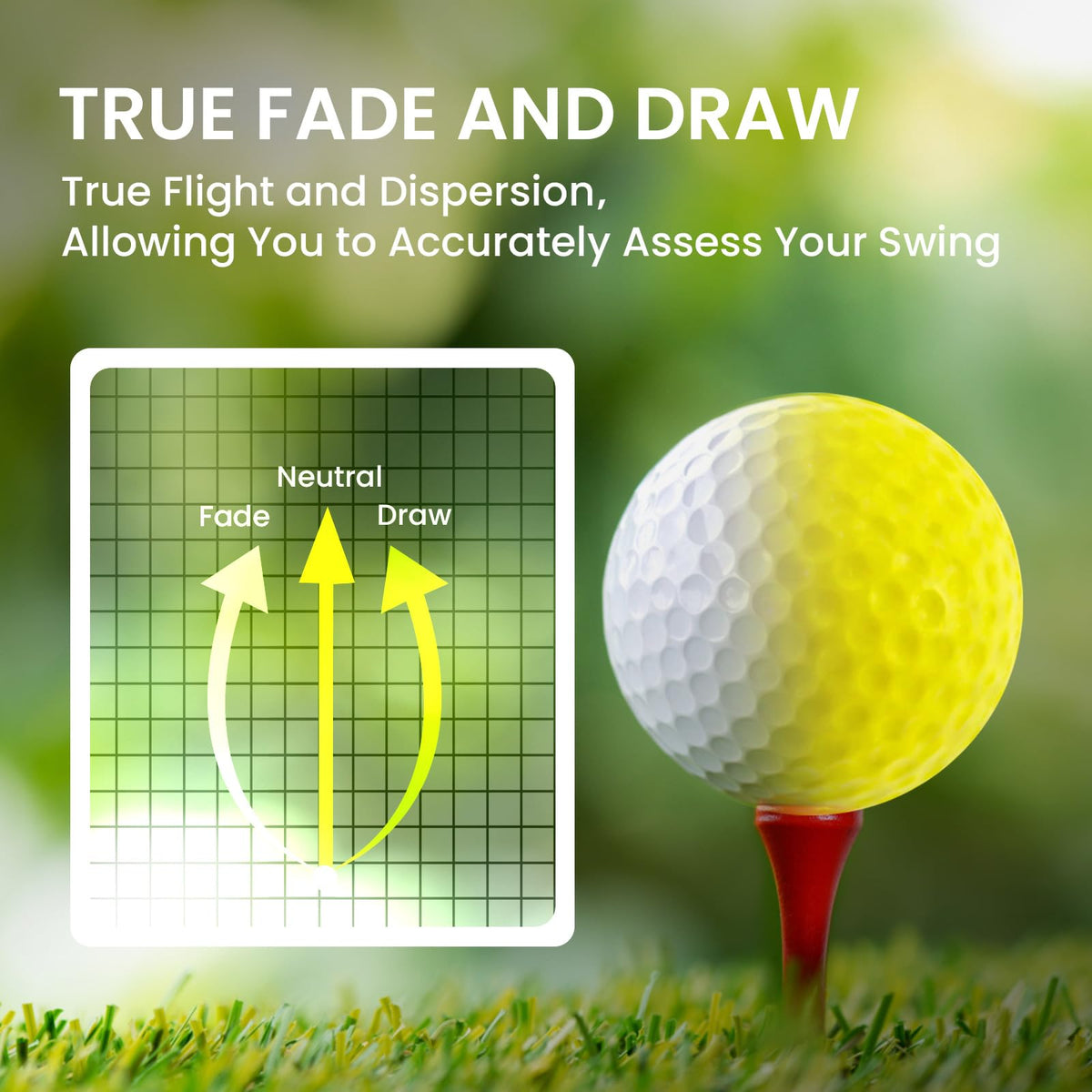 Amy Sport high-visibility yellow foam golf balls easy to spot during outdoor practice
