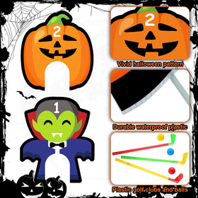 Amyhill Halloween golf clubs simplify setup and scoring for friends.
