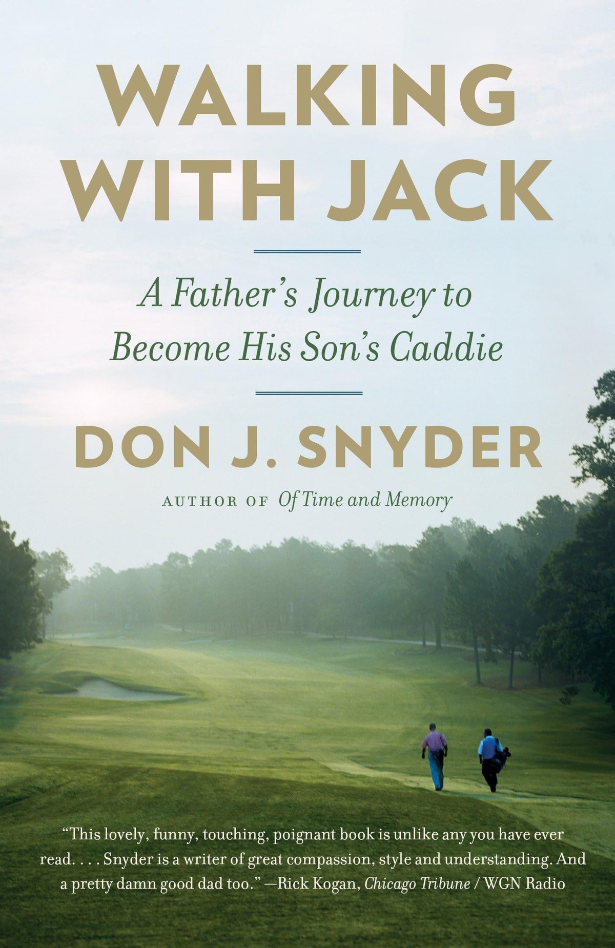 Anchor Books Walking with Jack cover, inspirational father-son golf journey encouraging perseverance.
