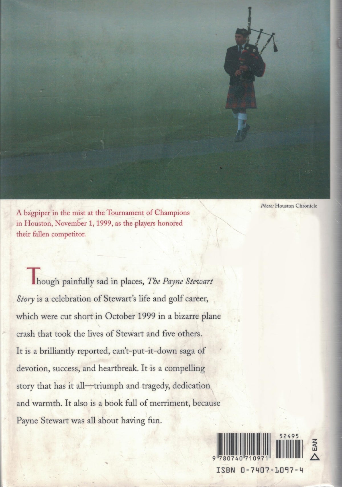 Andrews McMeel Payne Stewart Story hardback spine; sturdy binding for frequent reading