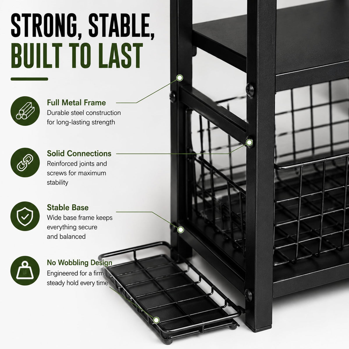 Angora Brands Golf Club Storage Rack space-saving design for home or garage