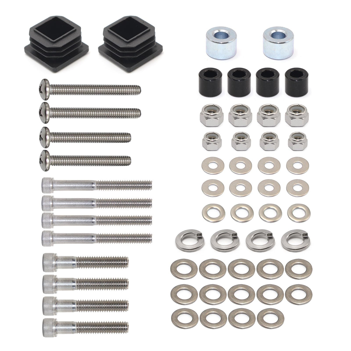 Aniceparthyok 54in cart shade top hardware kit assembly—easy setup for secure shade on 54in carts.