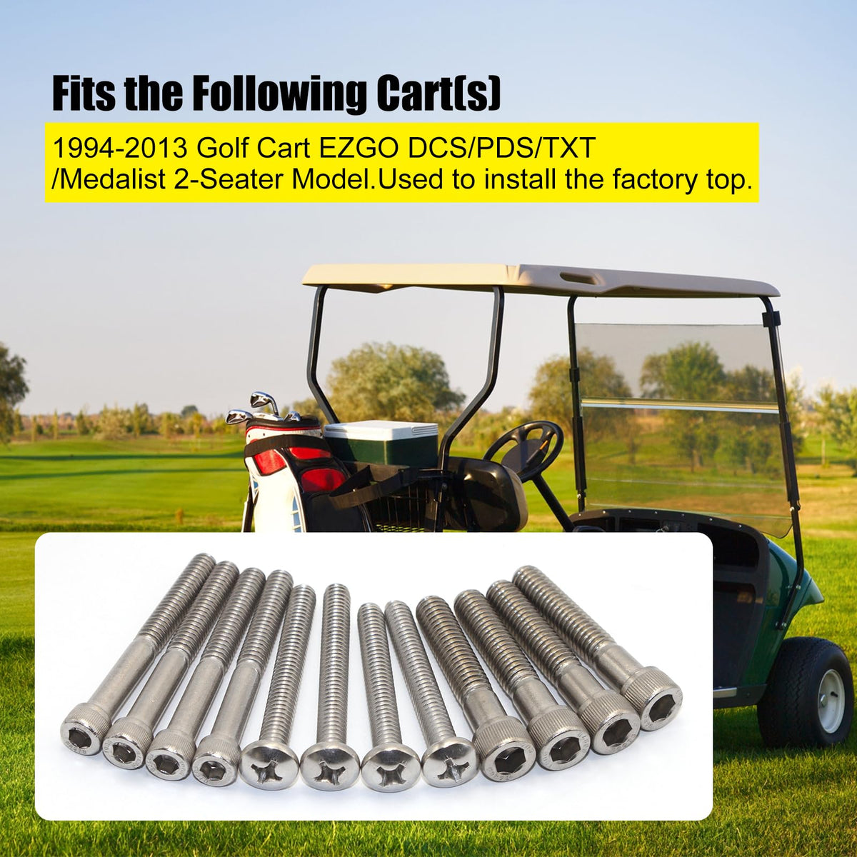 Aniceparthyok kit aligns with E-Z-GO, Cushman, and Textron models for reliable compatibility.