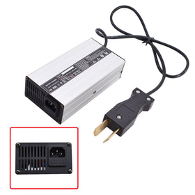 ANTUKO charger side view highlights cooling fan for safe operation.