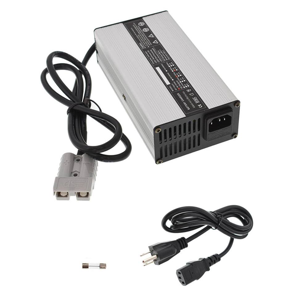 ANTUKO 36V 5A golf cart charger with SB50 outlet for dependable daily charging.