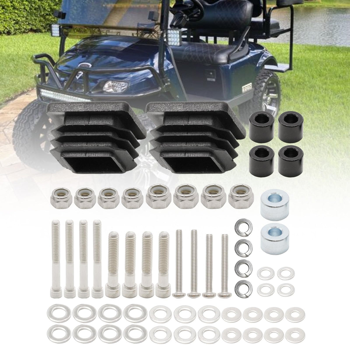 Anxingo 75465-G01 Suntop kit EZGO DCS/PDS compatibility for 1994-2013 models