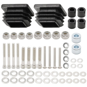 Anxingo 75465-G01 Suntop kit package contents for EZGO carts, durable stainless-steel parts