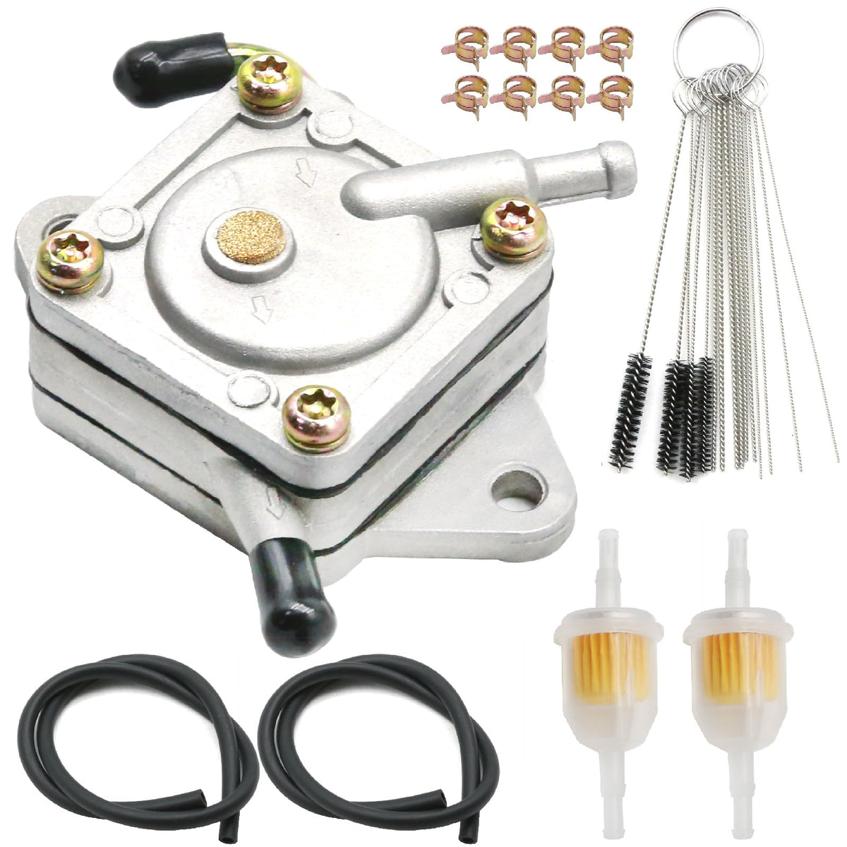 Anxingo fuel pump impulse kit package for Club Car and Kawasaki engines improves reliability