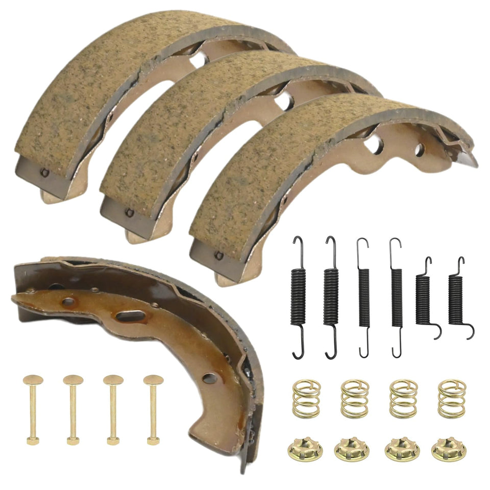 Anxingo brake shoes kit assembly for easy golf cart brake replacement