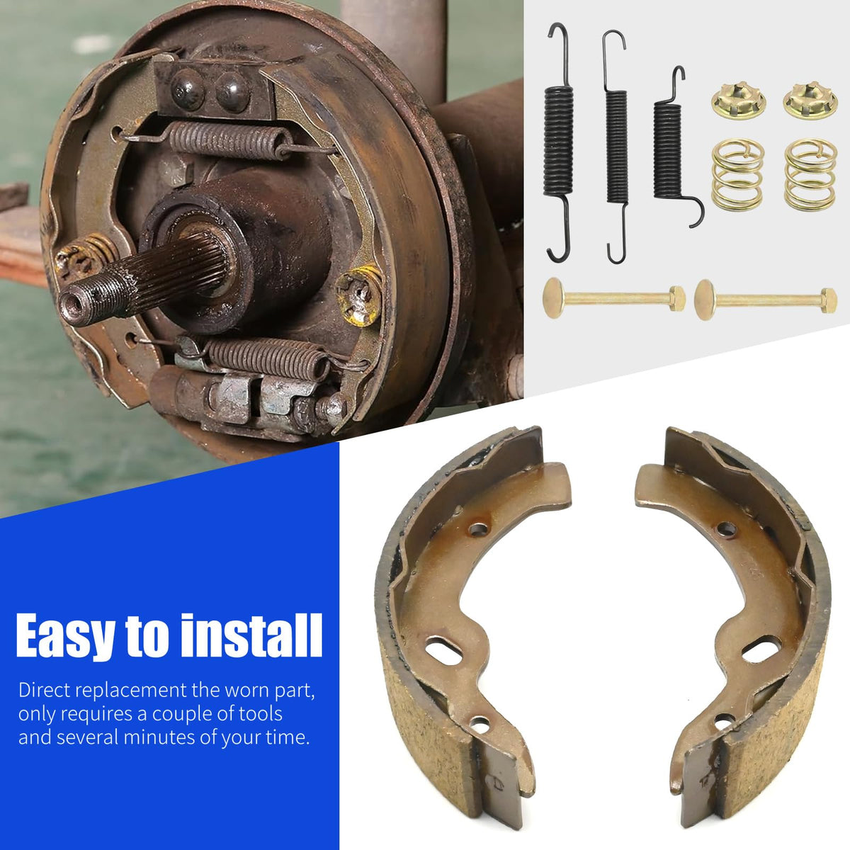Anxingo wear-resistant brake shoes for quiet operation