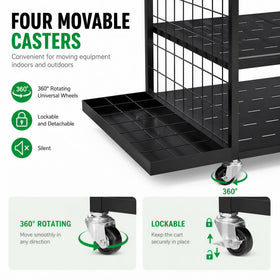 ANYNICE left-side perforated shelves hold shoes, hats, and gloves