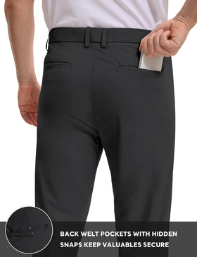 AOHIKE wrinkle-resistant fabric keeps a sharp look from course to meeting.